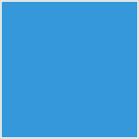 3498DB Hex Color Image (BLUE, CURIOUS BLUE)