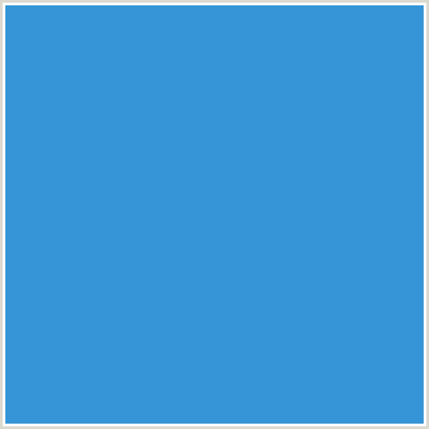 3595D6 Hex Color Image (BLUE, CURIOUS BLUE)