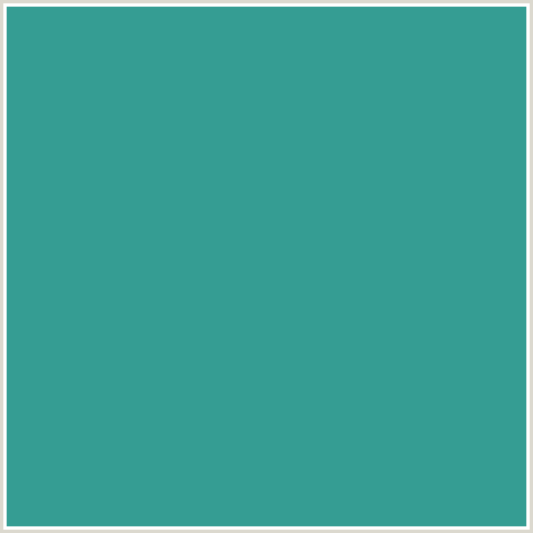 359D93 Hex Color Image (BLUE GREEN, KEPPEL)