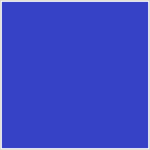 3642C6 Hex Color Image (BLUE, GOVERNOR BAY)