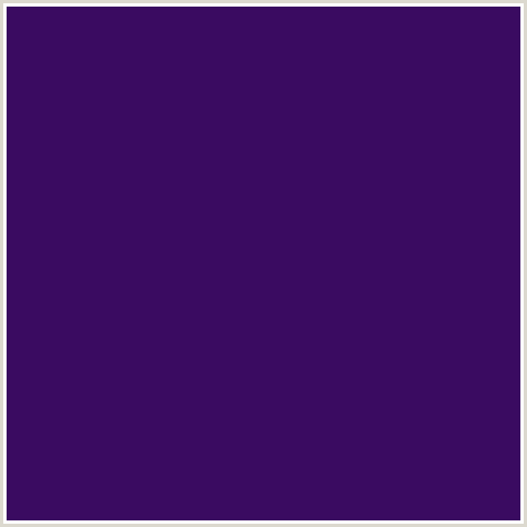 3A0B61 Hex Color Image (VIOLENT VIOLET, VIOLET BLUE)