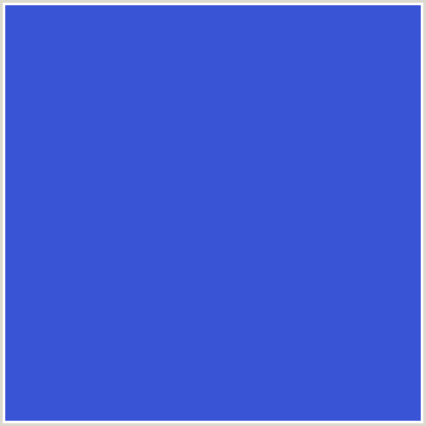 3A54D6 Hex Color Image (BLUE, ROYAL BLUE)