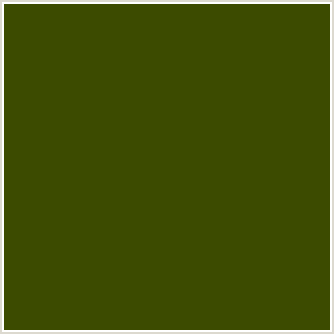 3C4B00 Hex Color Image (GREEN YELLOW, VERDUN GREEN)