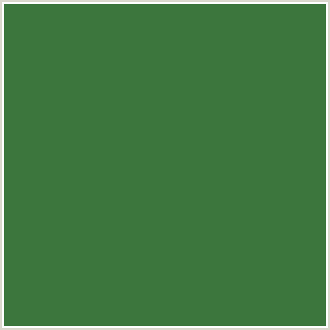 3C763D Hex Color Image (GREEN, KILLARNEY)