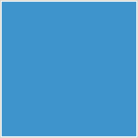 3E94CC Hex Color Image (BLUE, SHAKESPEARE)