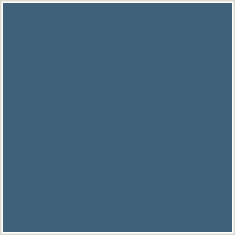 3F627A Hex Color Image (BISMARK, BLUE)