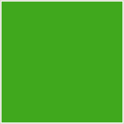 40A81D Hex Color Image (GREEN, VIDA LOCA)