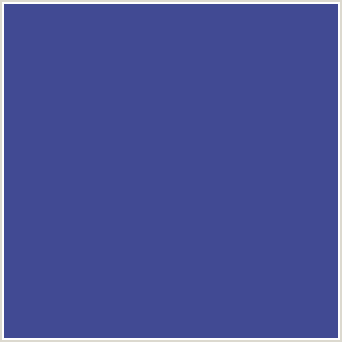 414A93 Hex Color Image (BLUE, VICTORIA)