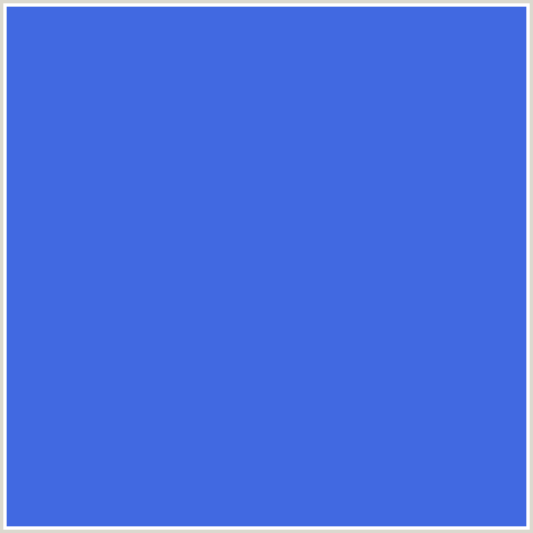4169E1 Hex Color Image (BLUE, ROYAL BLUE)