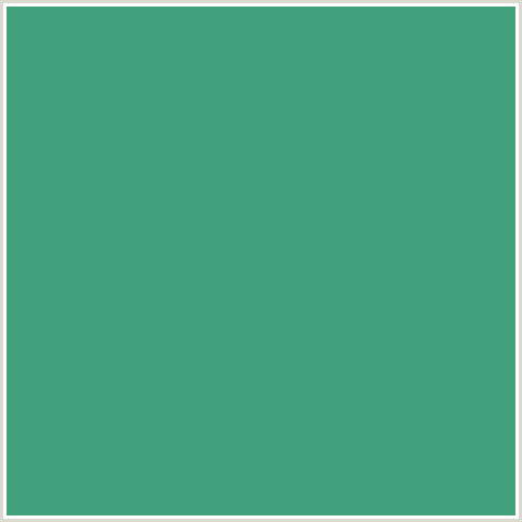 41A17C Hex Color Image (GREEN BLUE, OCEAN GREEN)