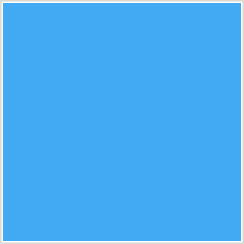 41AAF3 Hex Color Image (BLUE, PICTON BLUE)