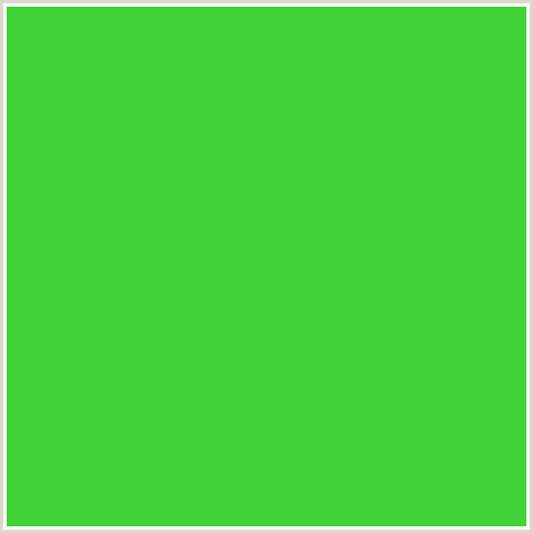 41D237 Hex Color Image (APPLE, GREEN)