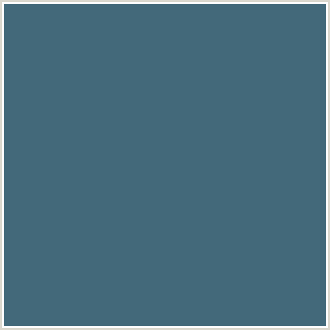 43697A Hex Color Image (BISMARK, LIGHT BLUE)