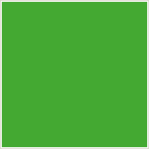 44A932 Hex Color Image (APPLE, GREEN)