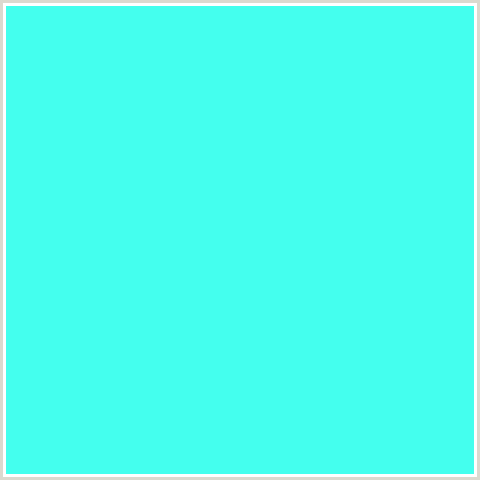 44FFEE Hex Color Image ()