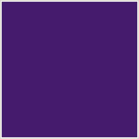 451C6D Hex Color Image (HONEY FLOWER, VIOLET BLUE)