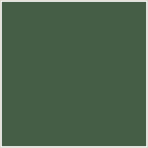 455E46 Hex Color Image (GRAY ASPARAGUS, GREEN)