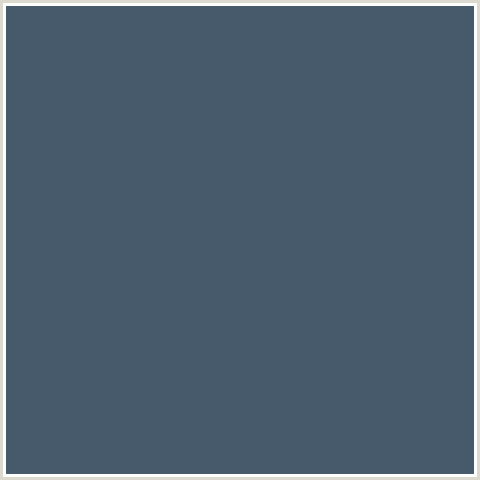 465A6B Hex Color Image (BLUE, FIORD)