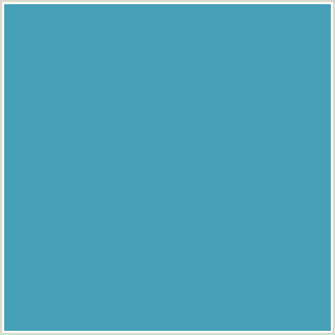 46A0B7 Hex Color Image (LIGHT BLUE, PELOROUS)