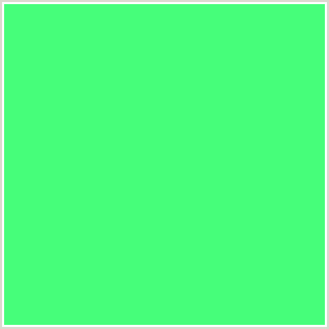 46FE7A Hex Color Image (GREEN)
