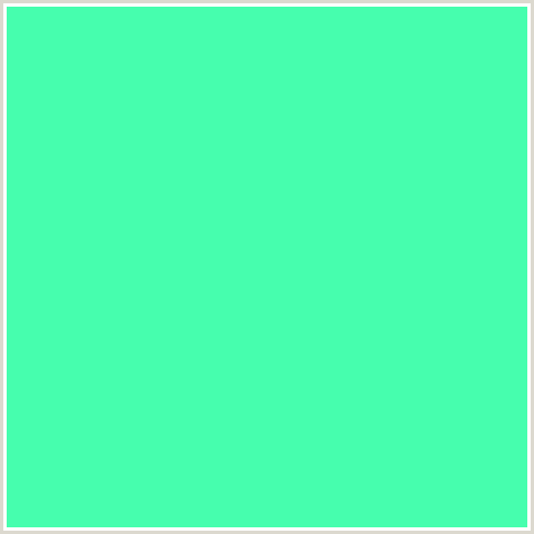 46FEAE Hex Color Image (AQUAMARINE, GREEN BLUE)