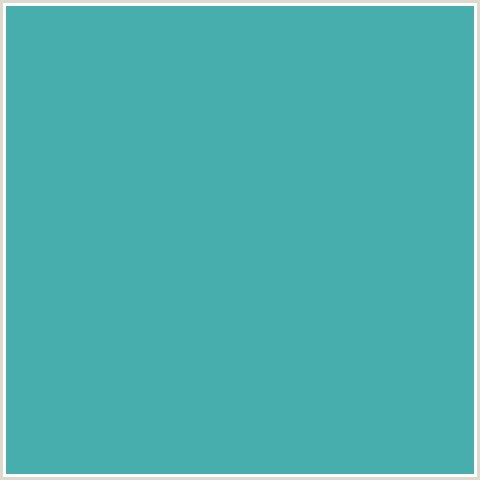 47ADAD Hex Color Image (FOUNTAIN BLUE, LIGHT BLUE)