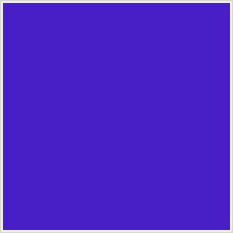 481EC7 Hex Color Image (BLUE VIOLET, PURPLE HEART)