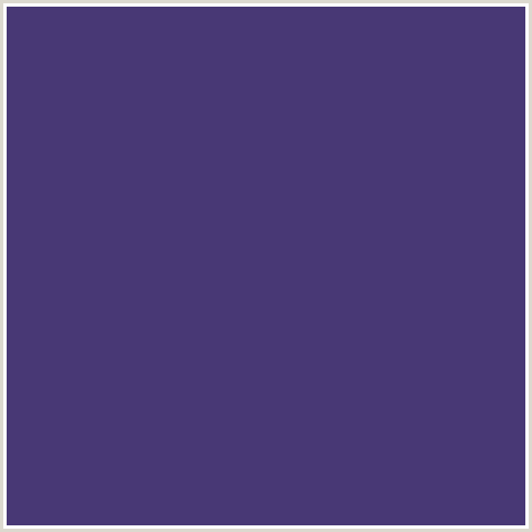 483875 Hex Color Image (BLUE VIOLET, EAST BAY)