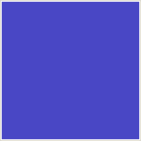 4947C5 Hex Color Image (BLUE, INDIGO)