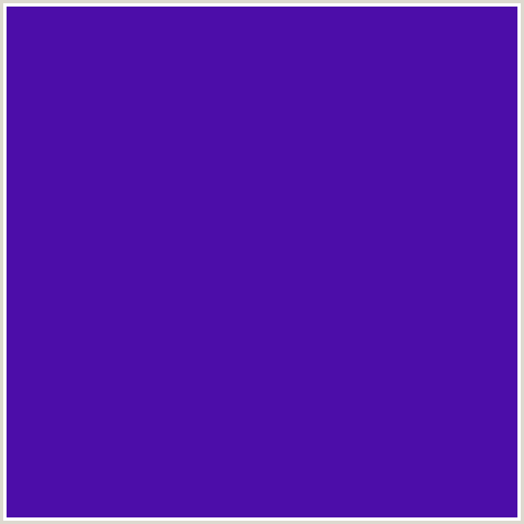 4C0DA9 Hex Color Image (BLUE GEM, BLUE VIOLET)