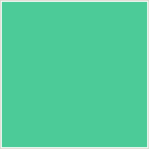 4CCB98 Hex Color Image ()