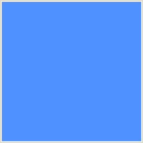 4D90FE Hex Color Image (BLUE, DODGER BLUE)