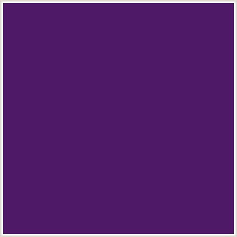 4E1967 Hex Color Image (HONEY FLOWER, PURPLE, VIOLET)