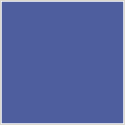 4E5E9E Hex Color Image (BLUE, KASHMIR BLUE)
