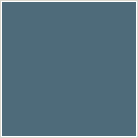 4E6B7A Hex Color Image (BLUE, BLUE BAYOUX)