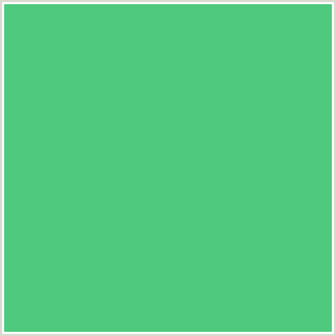 4EC97D Hex Color Image (EMERALD, GREEN BLUE)