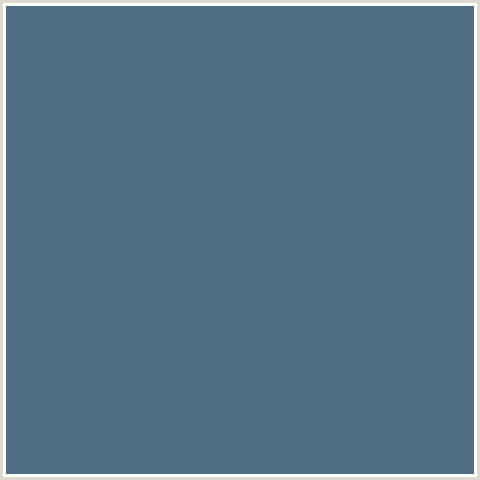 4F6D82 Hex Color Image (BLUE, BLUE BAYOUX)