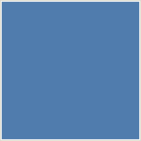 4F7CAD Hex Color Image (BLUE, WEDGEWOOD)