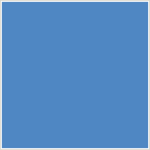 4F87C3 Hex Color Image (BLUE, STEEL BLUE)