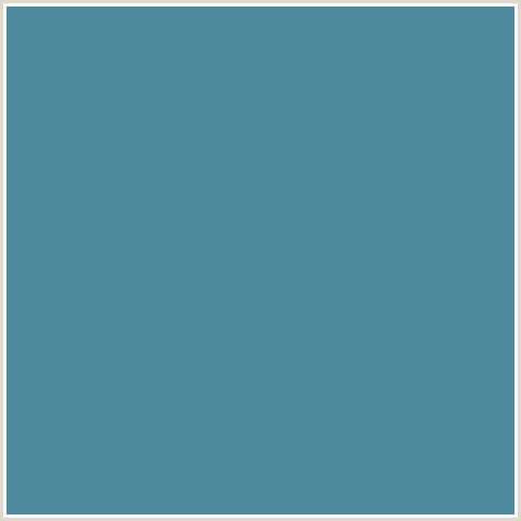 4F899D Hex Color Image (LIGHT BLUE, TEAL, WEDGEWOOD)