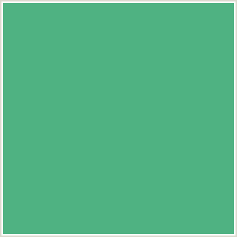 4FB282 Hex Color Image (GREEN BLUE, OCEAN GREEN)