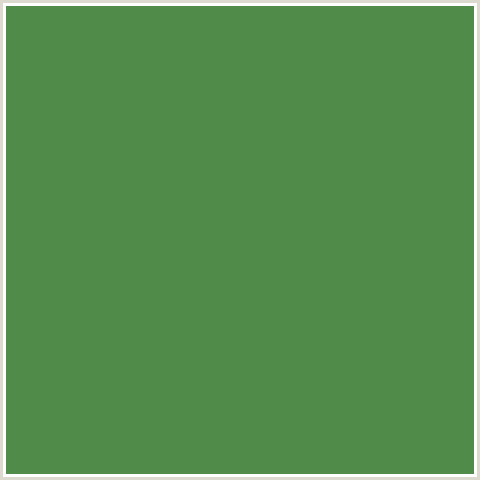 508B4A Hex Color Image (GREEN, HIPPIE GREEN)