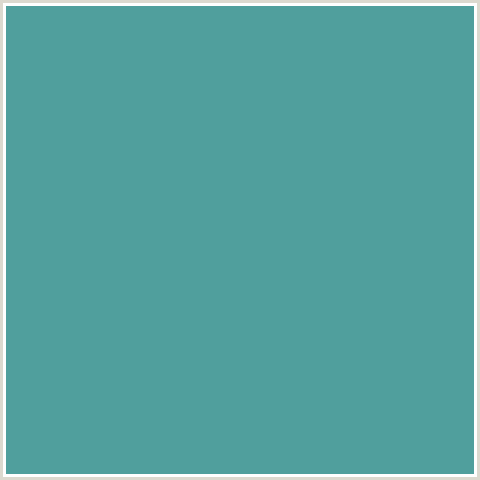 509F9D Hex Color Image (AQUA, BREAKER BAY, LIGHT BLUE, TEAL)