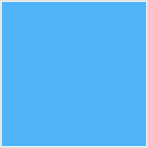 50B3F9 Hex Color Image (BLUE, MALIBU)