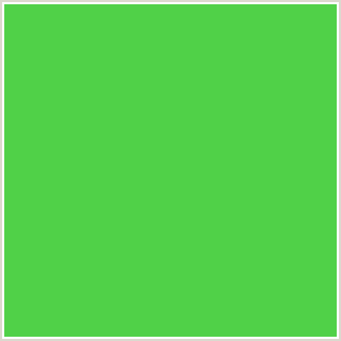 50D148 Hex Color Image (EMERALD, GREEN)