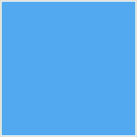 51A9F0 Hex Color Image (BLUE, PICTON BLUE)