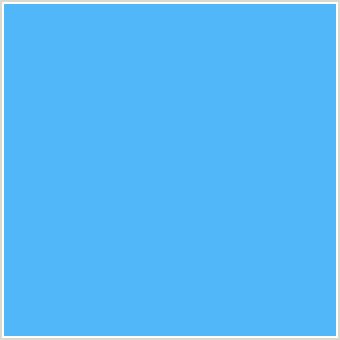 51B7F9 Hex Color Image (BLUE, MALIBU)