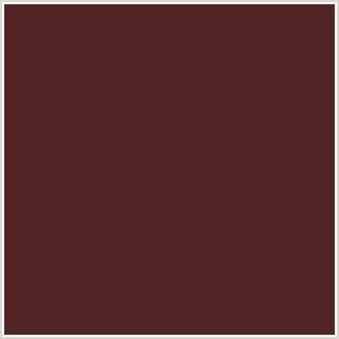 522525 Hex Color Image (RED, SADDLE)