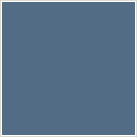 526C85 Hex Color Image (BLUE, BLUE BAYOUX)
