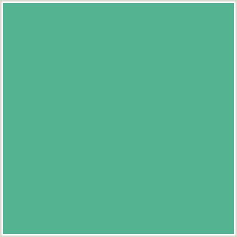 54B390 Hex Color Image (GREEN BLUE, SILVER TREE)